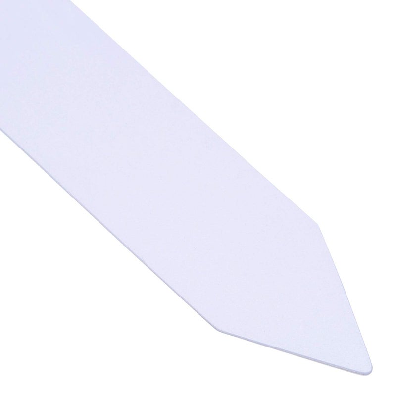 Mihey 100 Pcs 4 Inch Plastic Nursery Garden Stake Tags Plant Seed Garden Labels Pot Marker White - Image 2